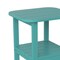 Flash Furniture Blue 2 Tier Adirondack Style Patio Side Table LE-HMP-1035-1517H-BL-GG - alternate 6